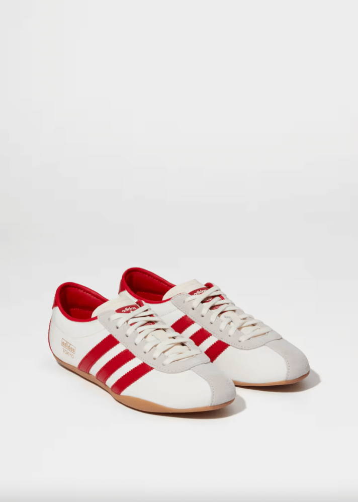 Adidas Tokyo red and white sneakers