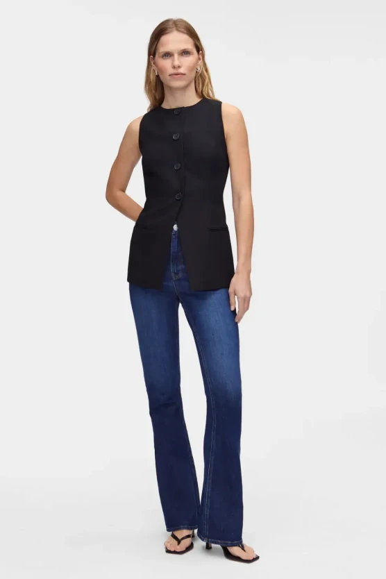 Aligne black waistcoat vest