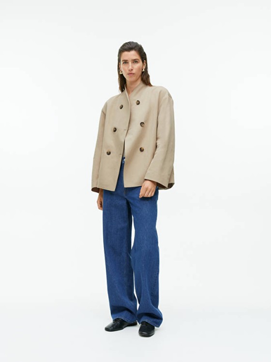 Arket Short trench Jacket coat