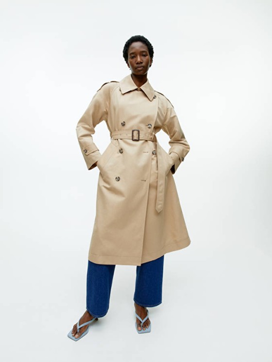 Arket Linen Cotton Trench coat