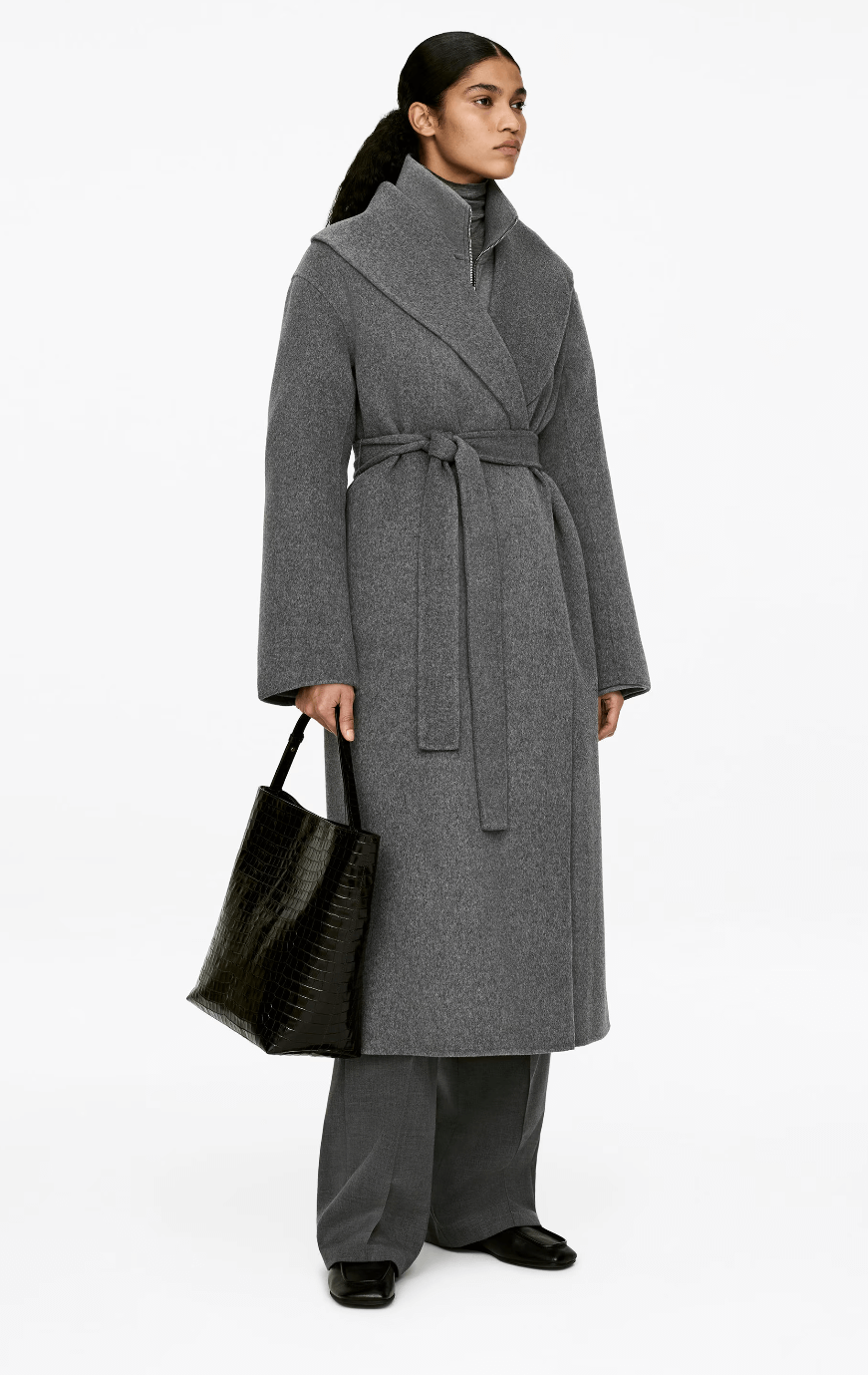 Arket grey coat
