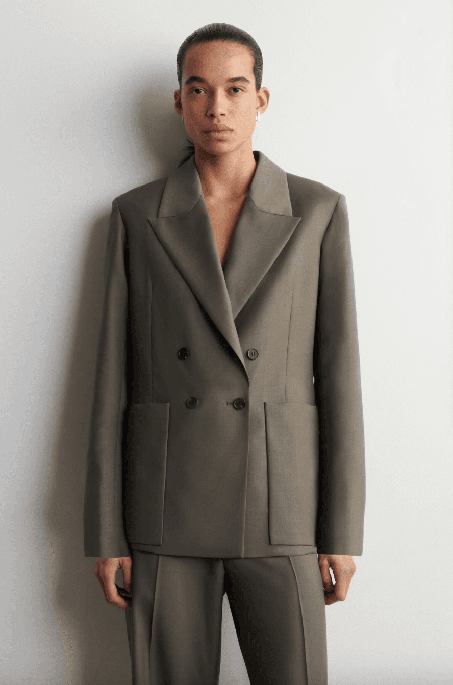 COS taupe blazer