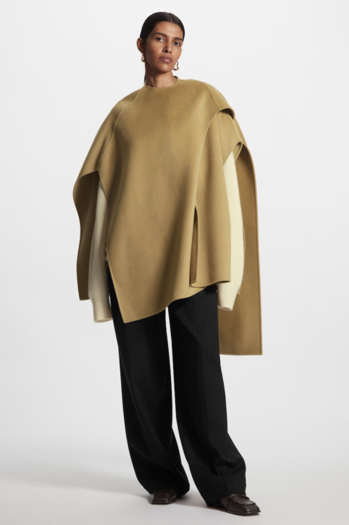 COS wool cape