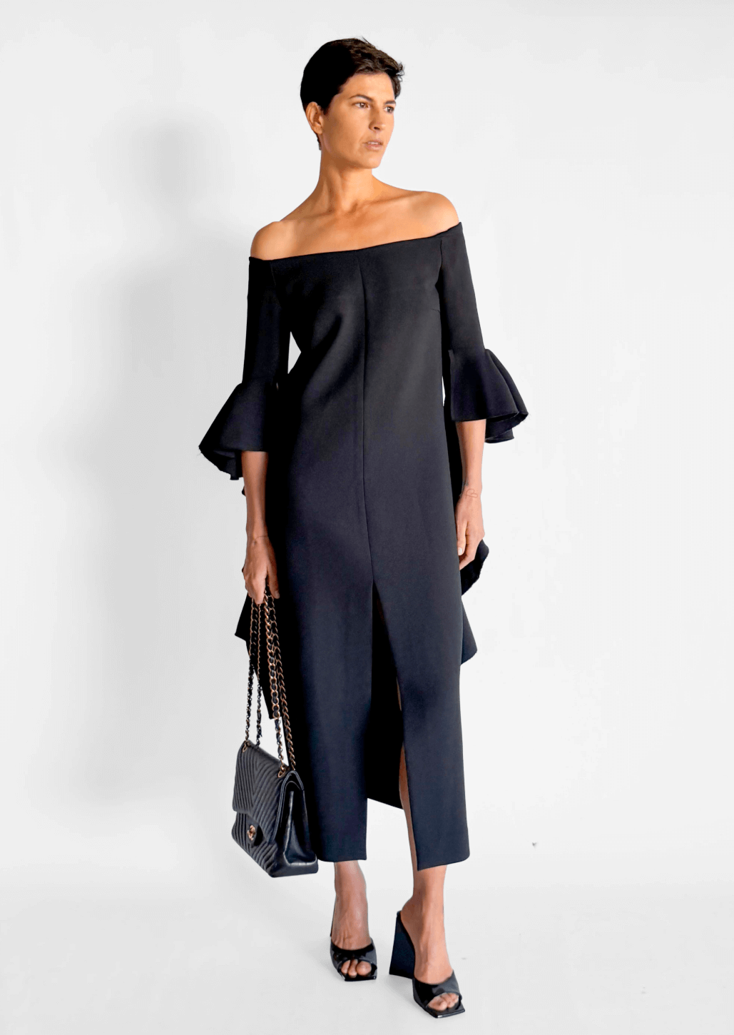 Ellery precocious off the shoulder dress