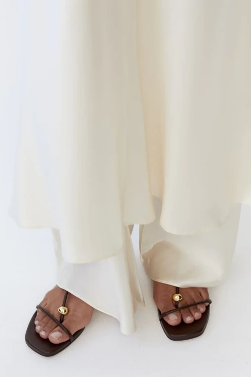 Essen brown leather sandals