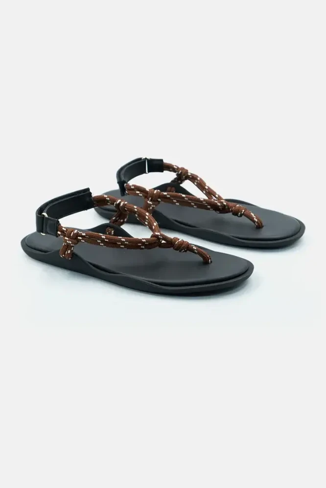 Flowze flo browne rope sandals