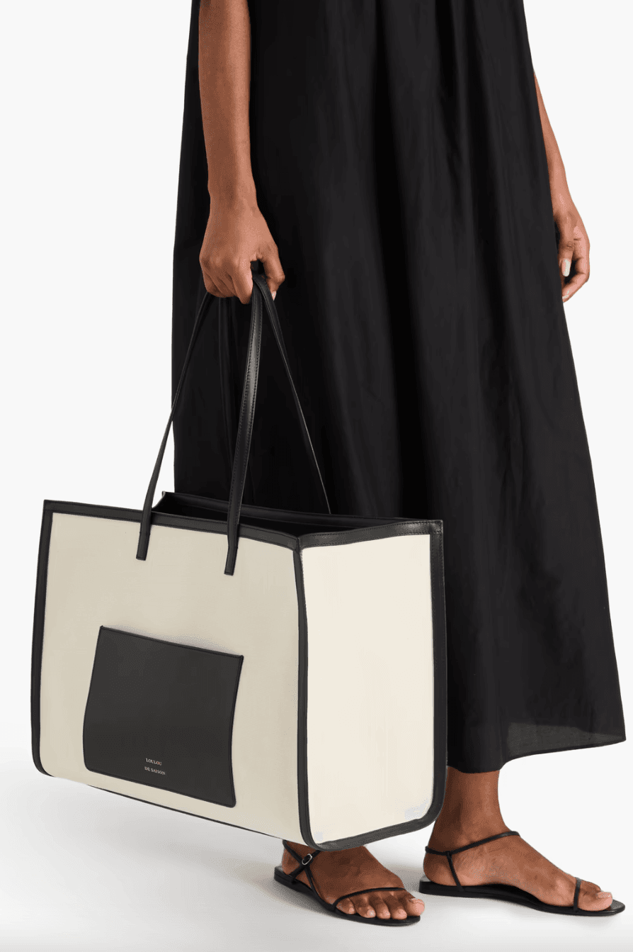 Loulou De Saison Montina cotton canvas tote bag