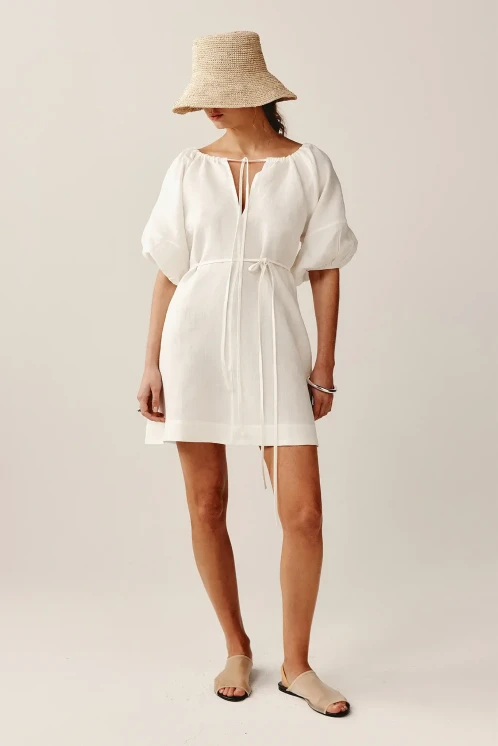 Marle Harlie white mini dress