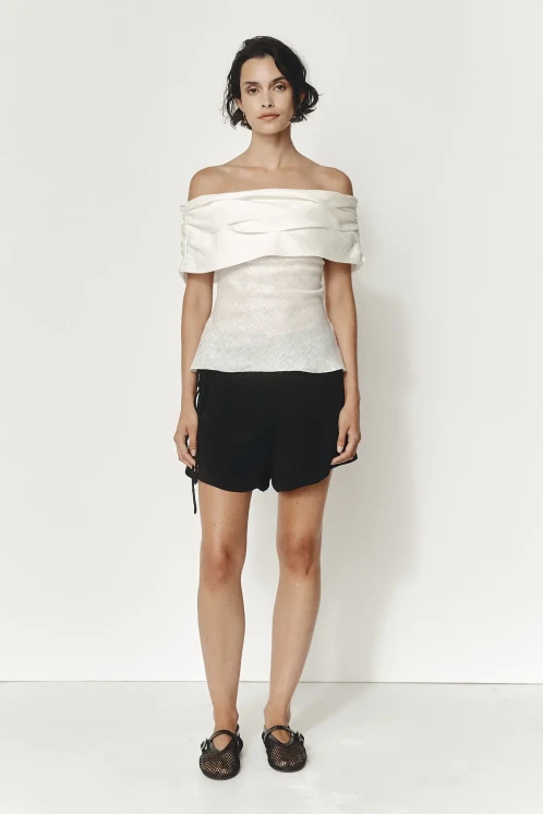 Marle Romma off the shoulder top
