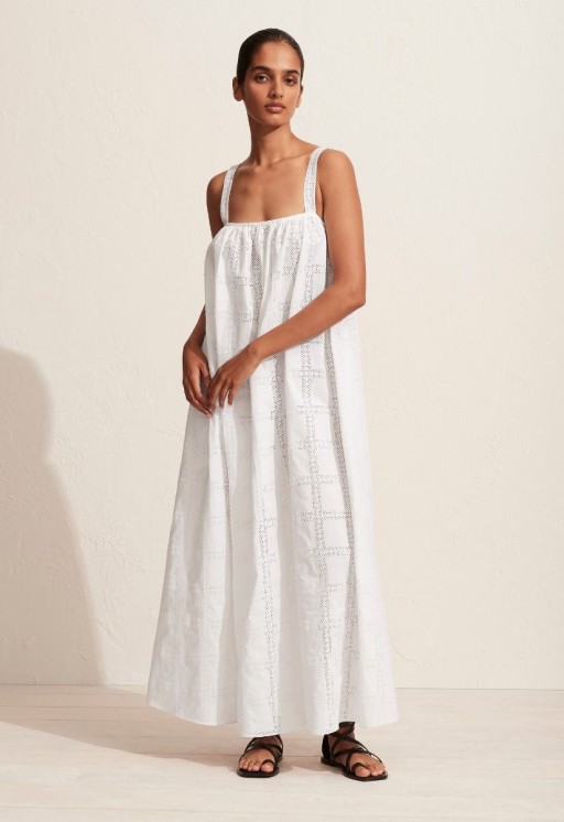 Matteau white broderie anglaise dress