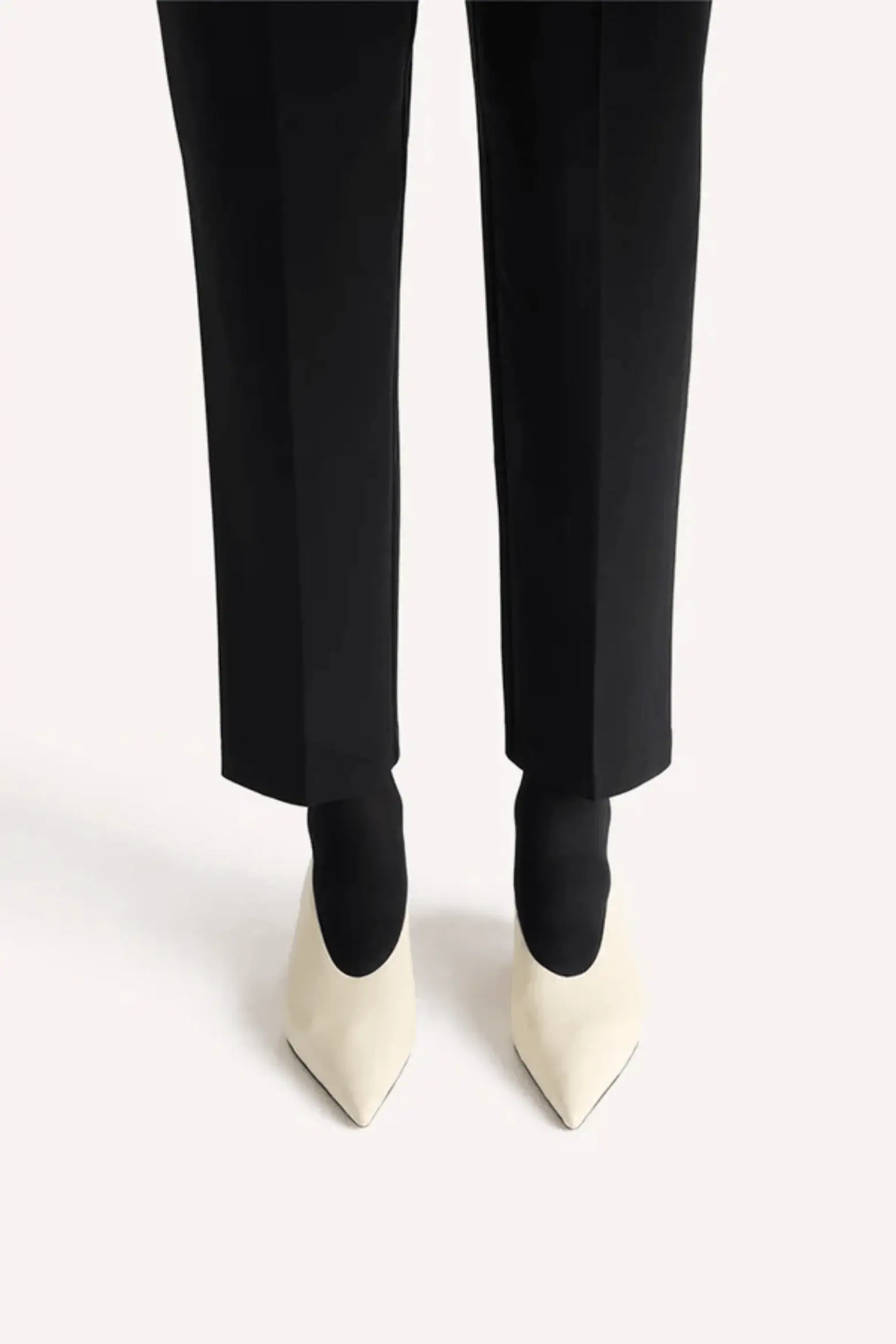 Nelson Made cream lani pump heels