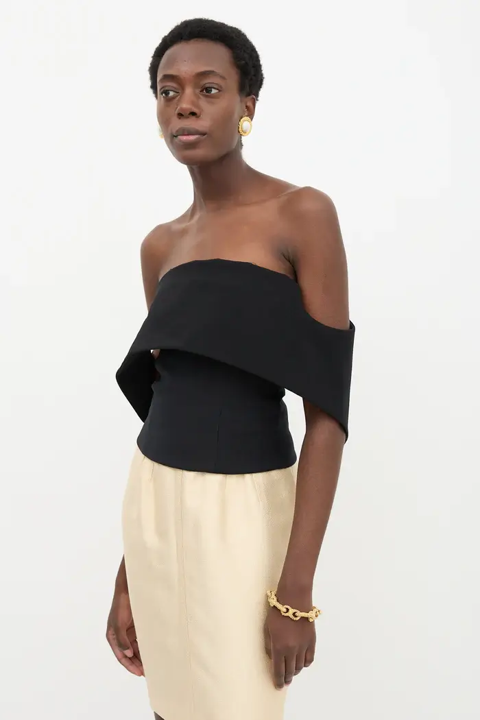 Roland Mouret Wool silk top