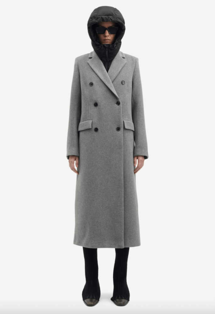 Samsoe Samsoe grey coat