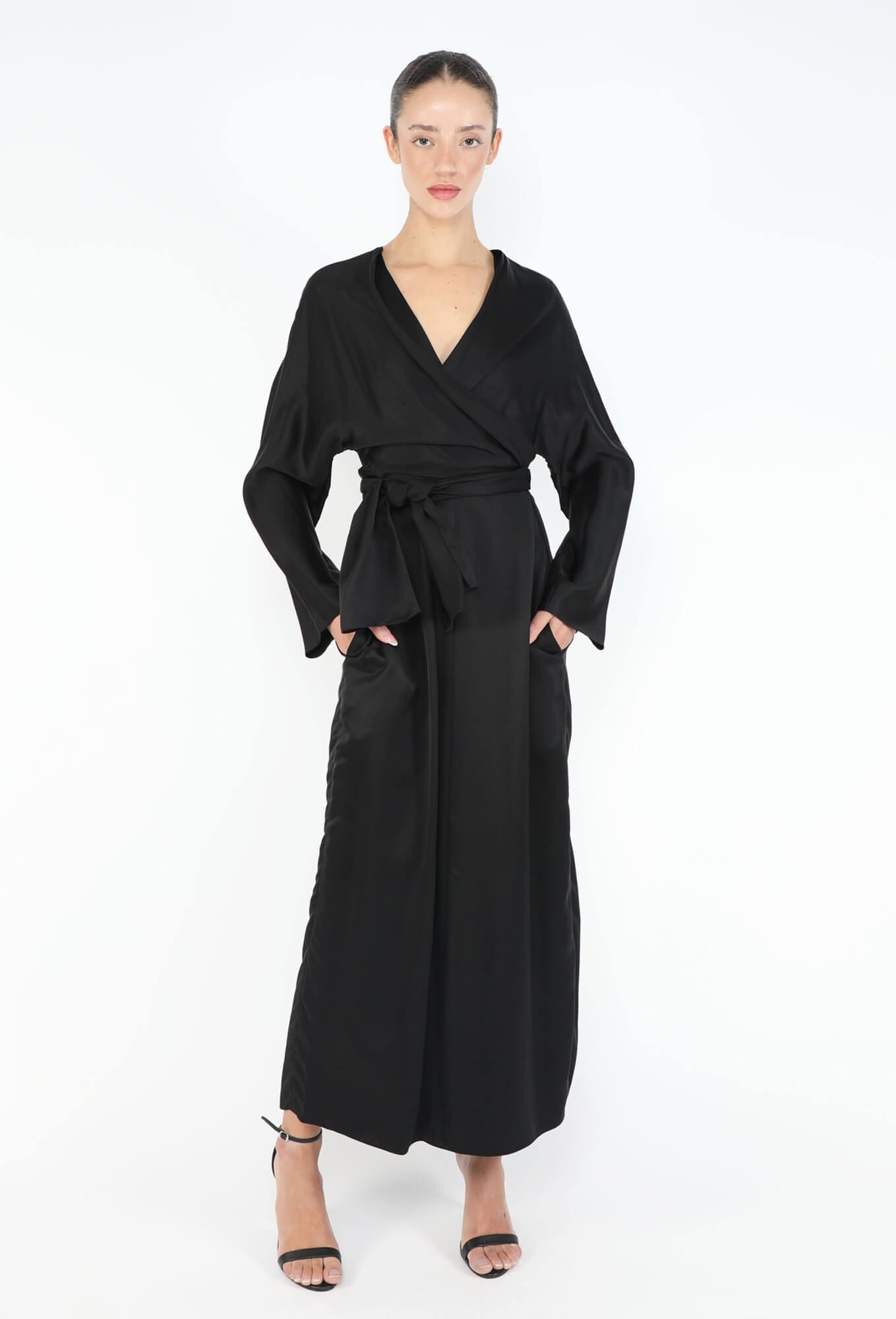 The Row 2020 clementine charmeuse wrap dress