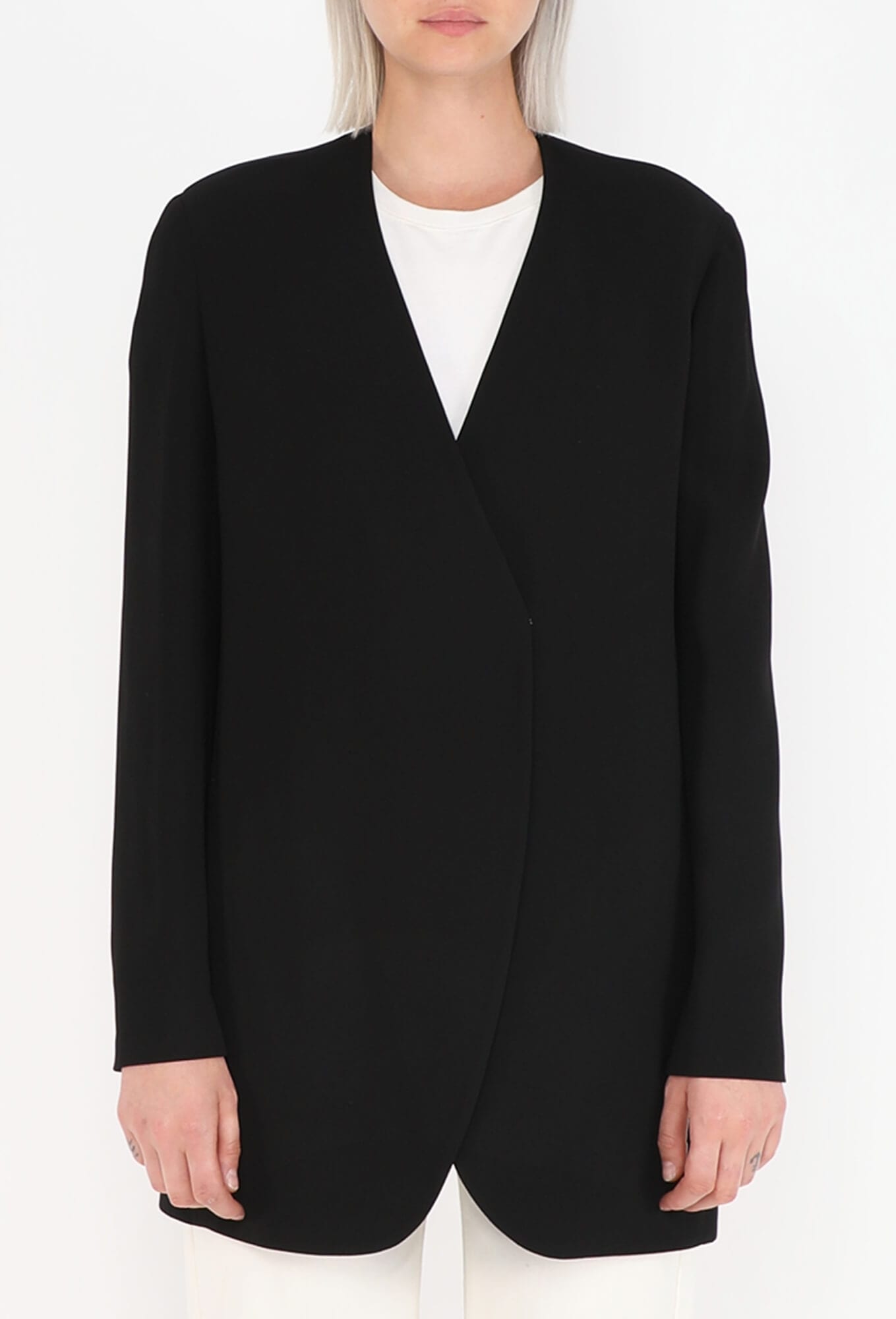 The Row bartholomew collarless blazer