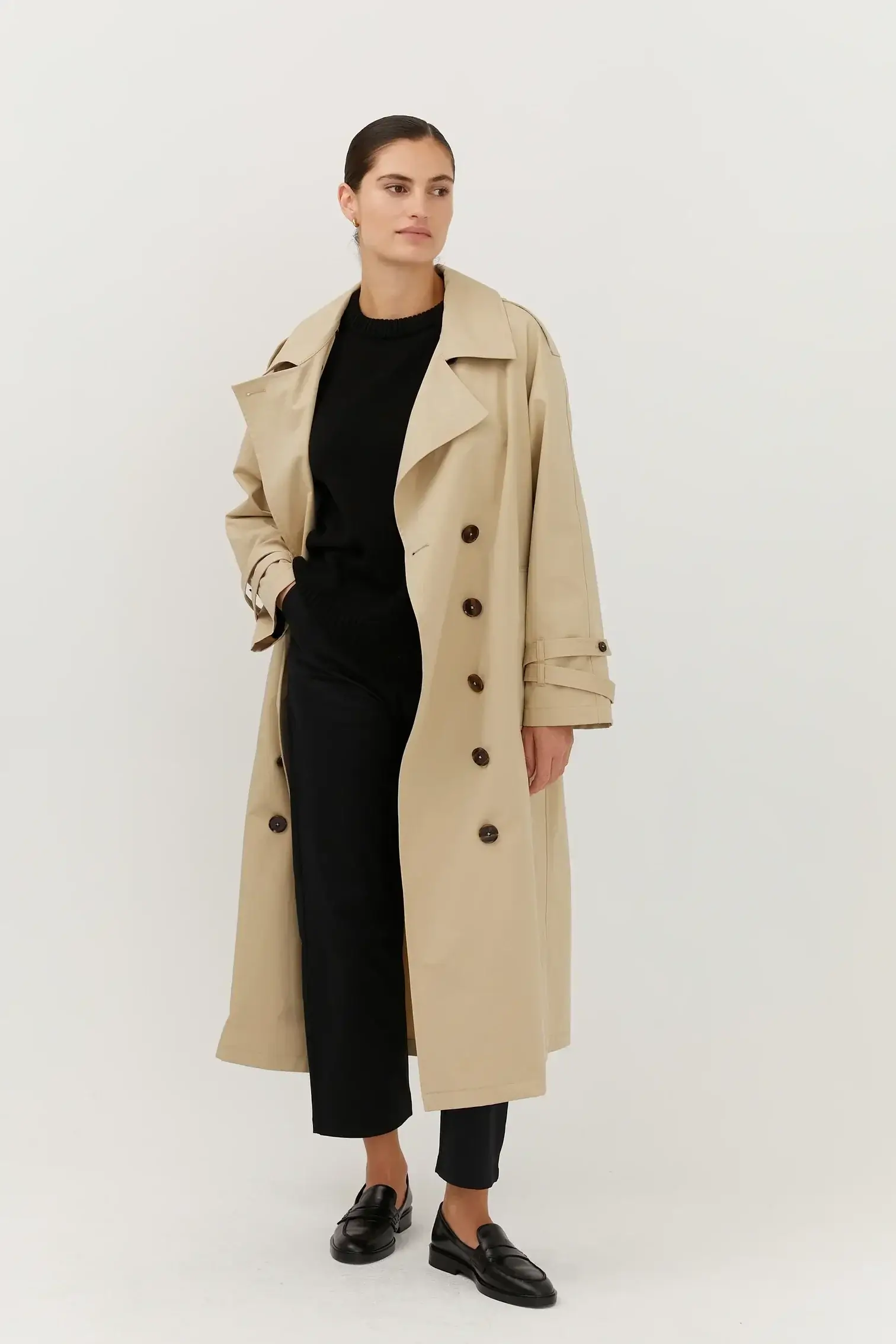 The slow label trench coat