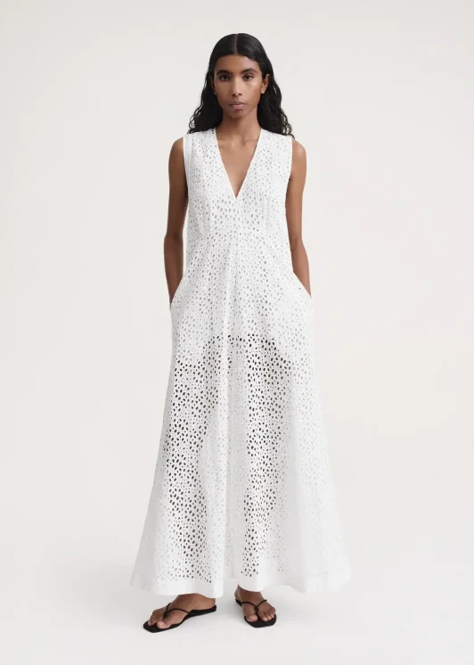 Toteme Broderie Anglaise maxi dress