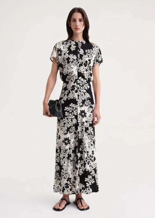 Toteme Slouch Waist Floral maxi dress