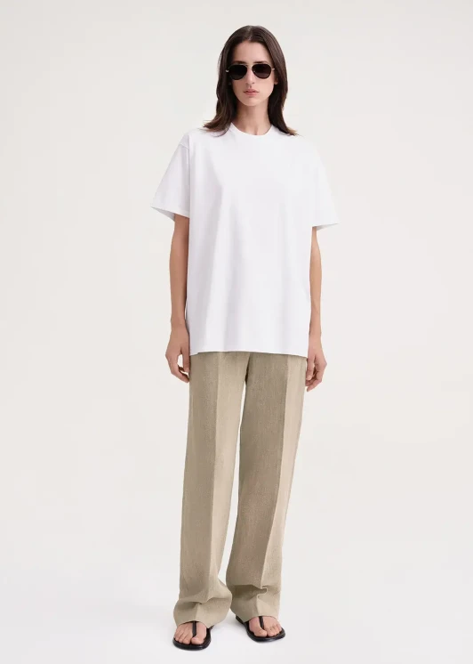 Toteme striaght cotton tshirt