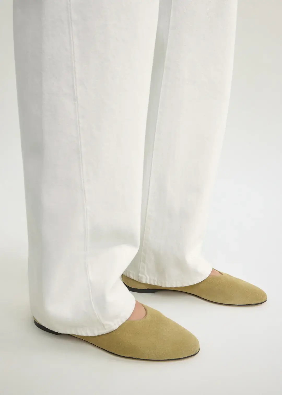 Toteme suede ballet flats