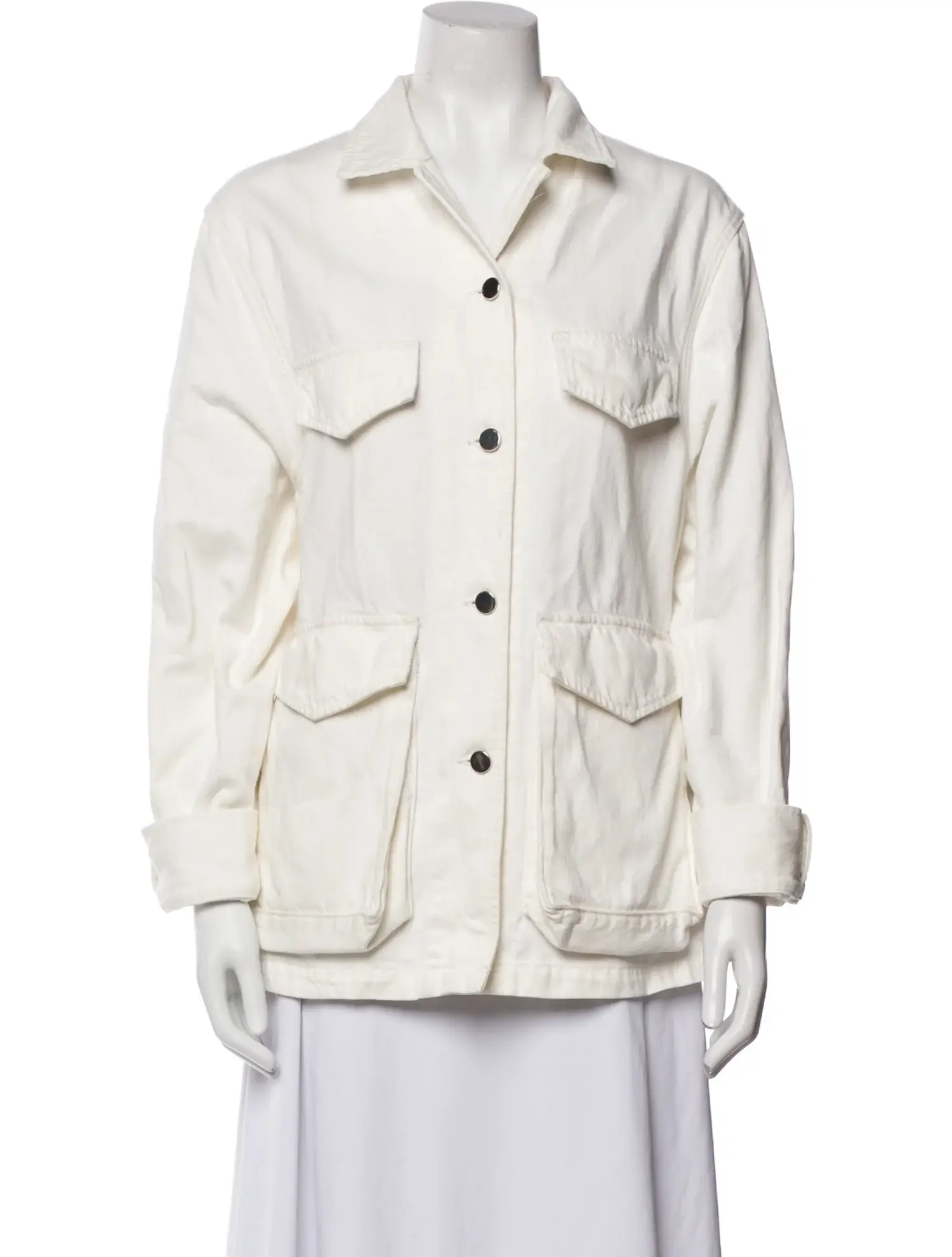 Toteme white utility jacket
