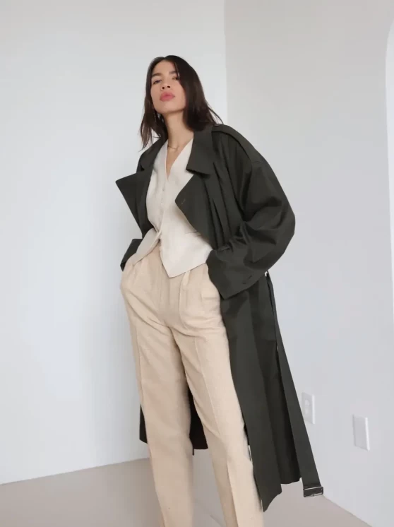 Vintage trench coat from Dear Society