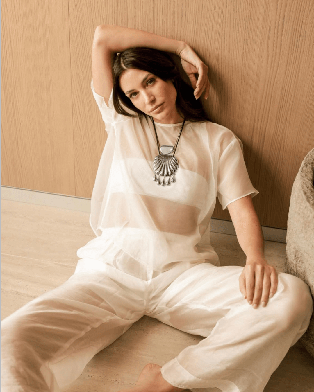 Mayamar shell pendant necklace