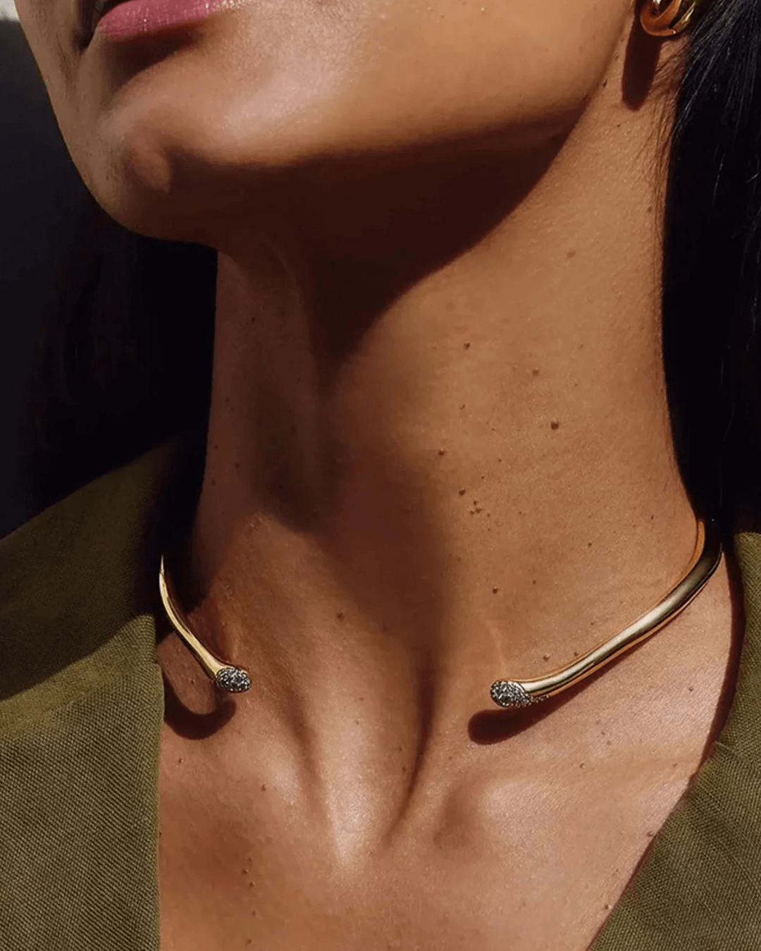 Missoma molten snow statement necklace