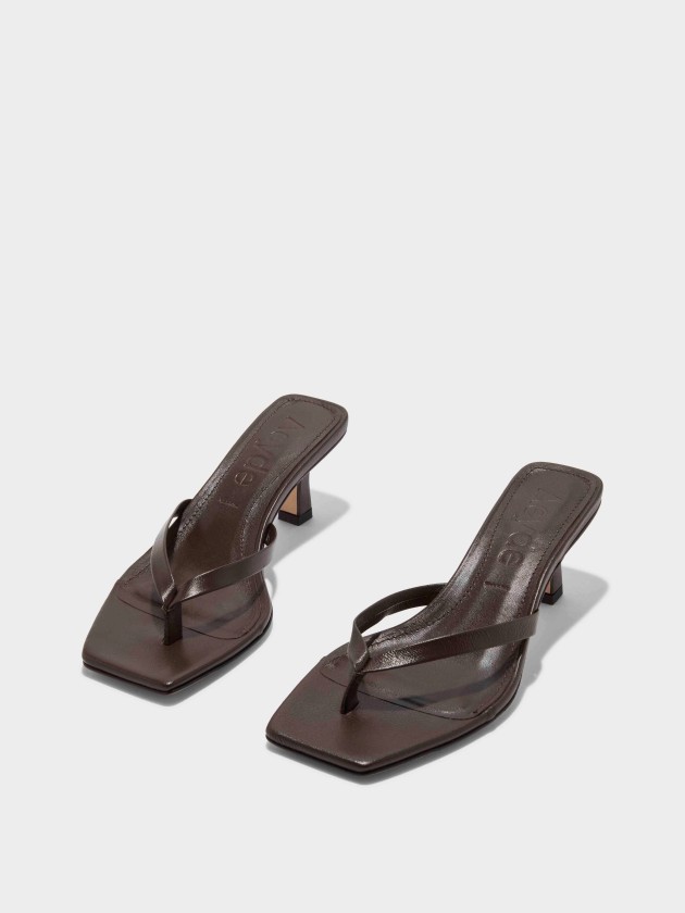 Aeyde wilma brown sandals