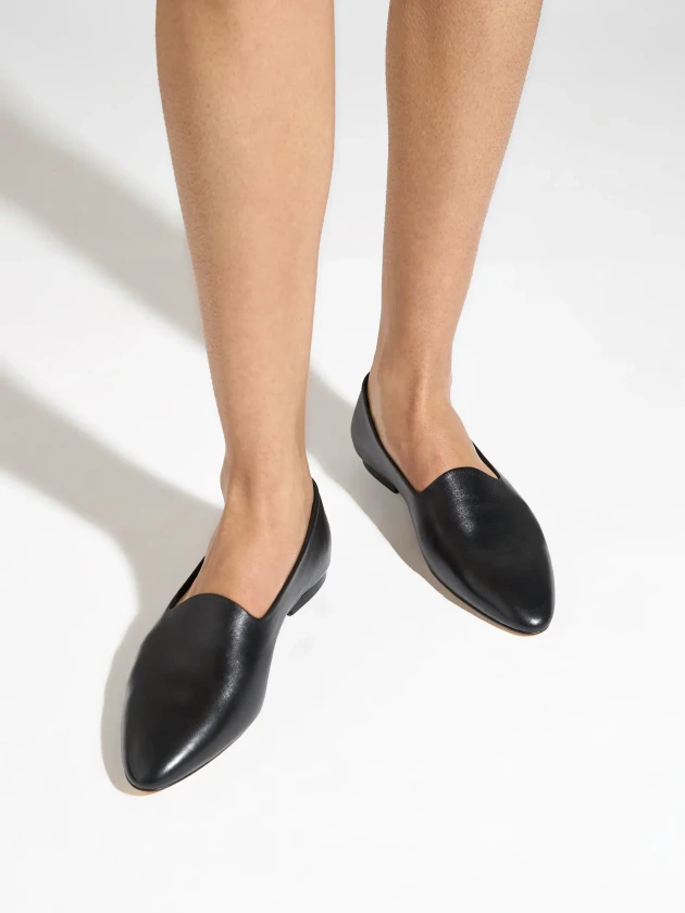 Aeyde black loafers