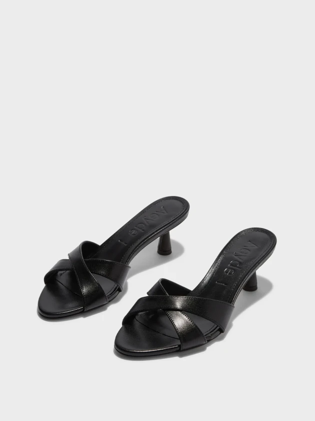 Aeyde vero black sandals