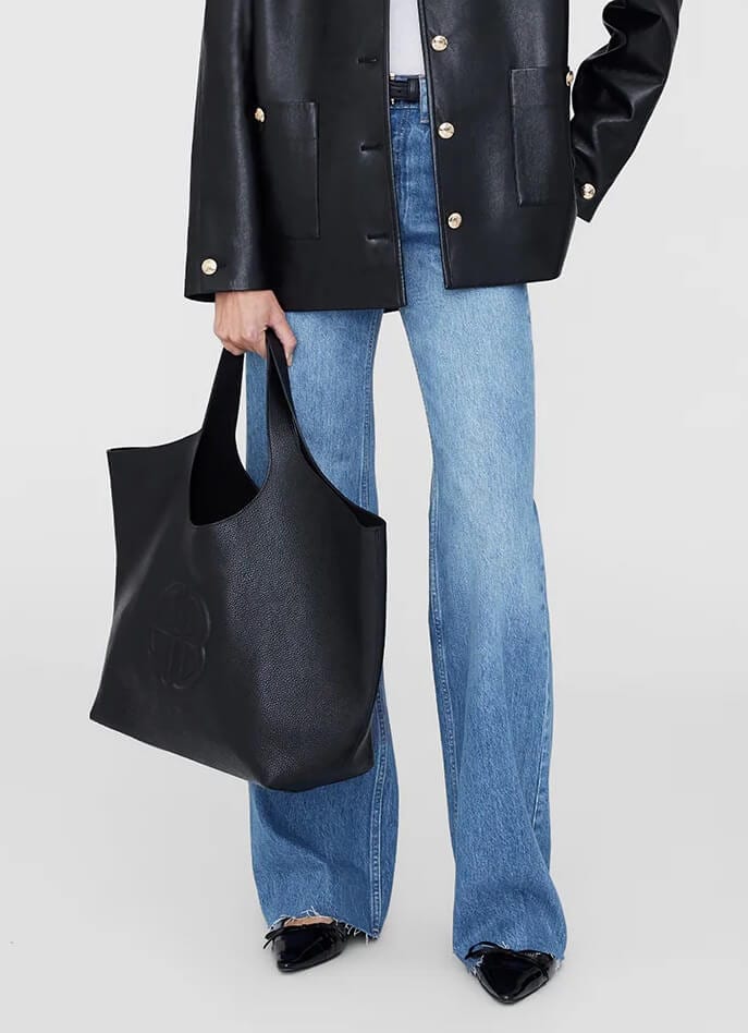Anine Bing lili tote back black