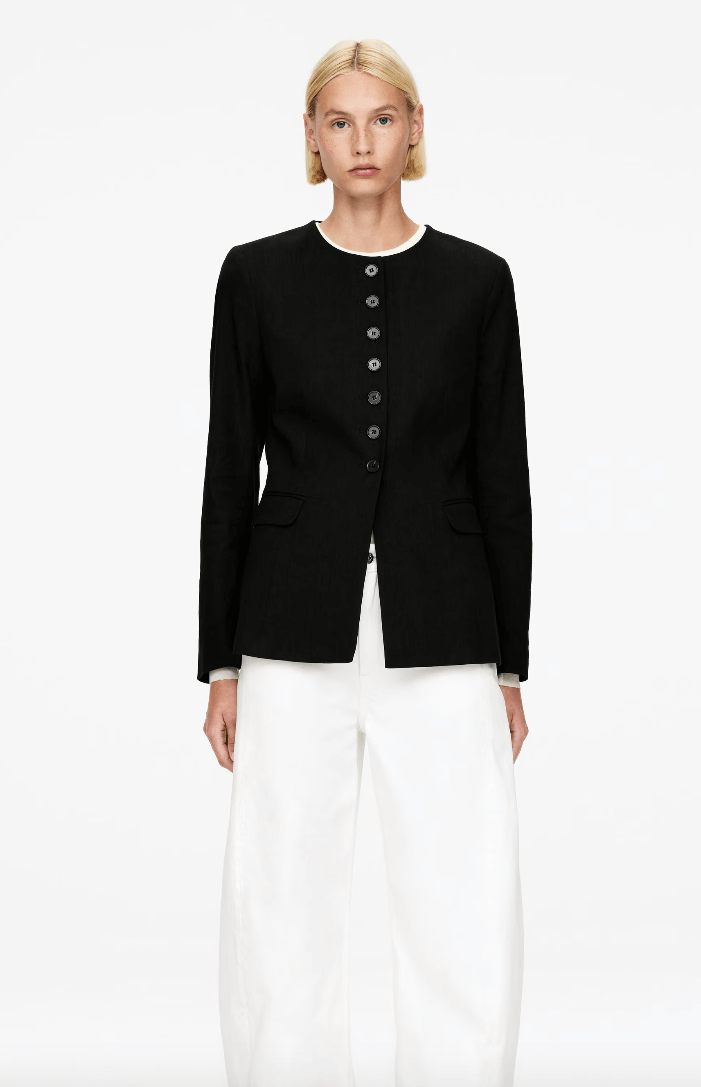 Arket black blazer