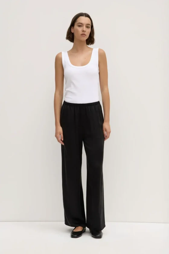 Assembly Label Ena black silk pants