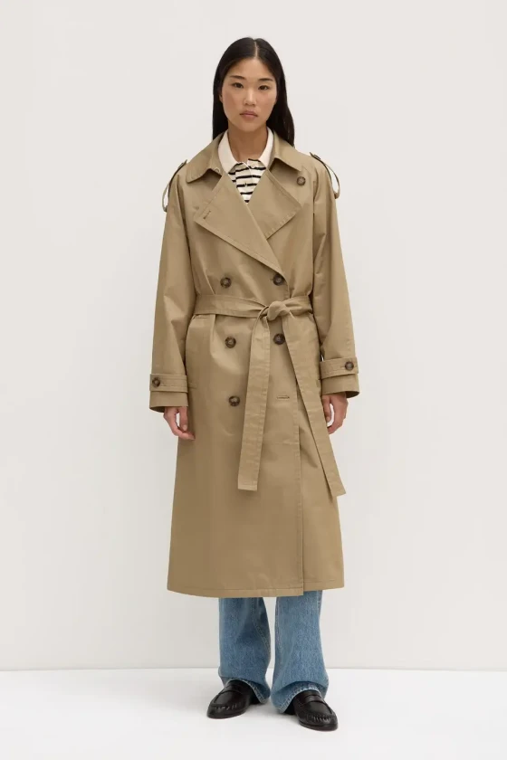 Assembly Label trench coat