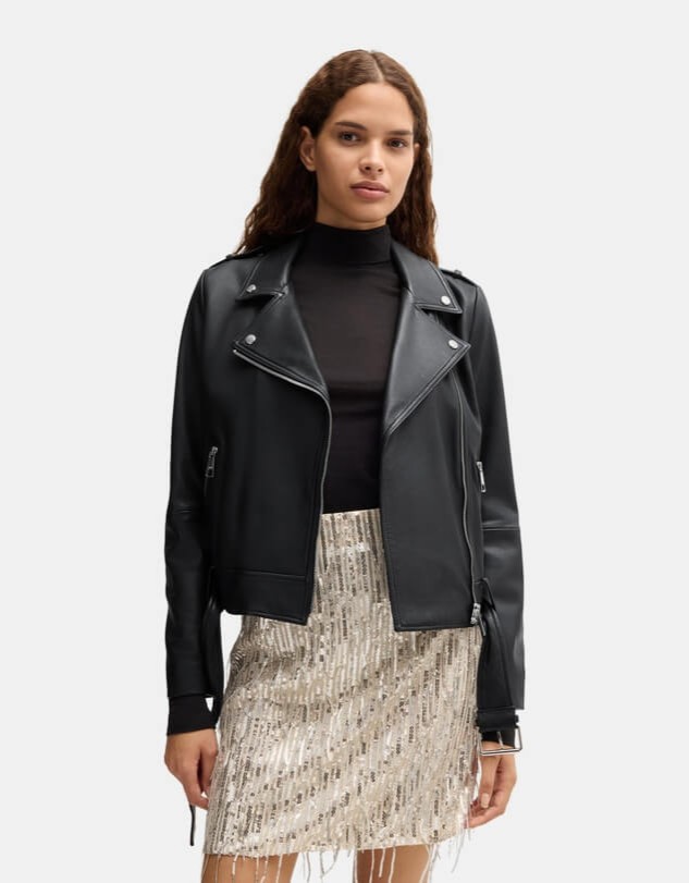 BOSS leather jacket