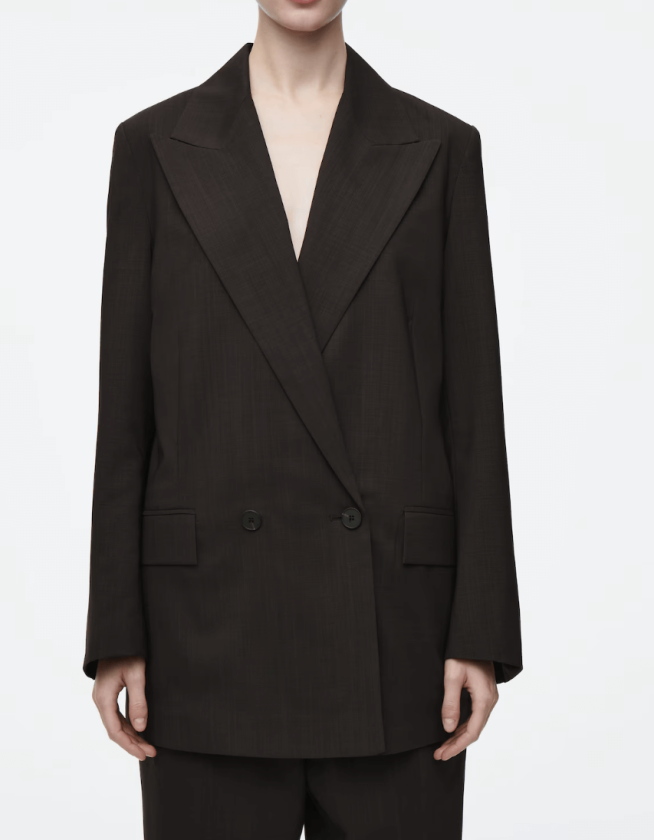 COS brown blazer