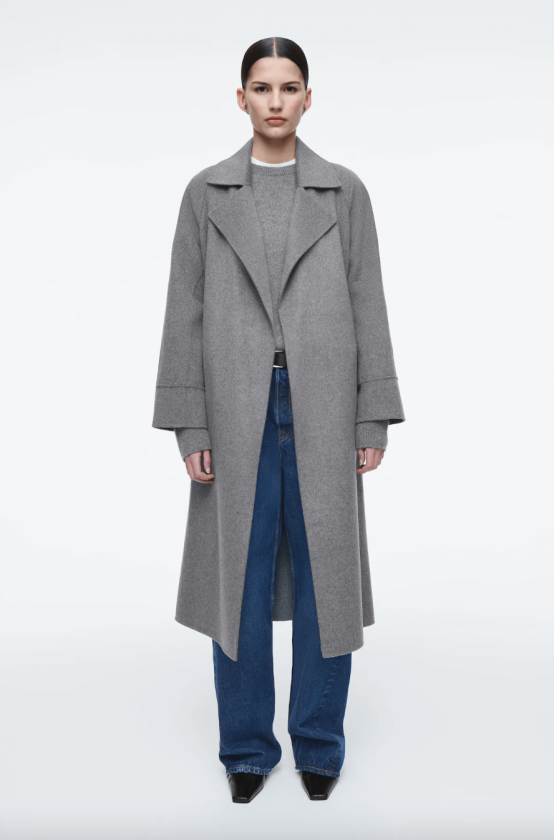 COS long grey coat