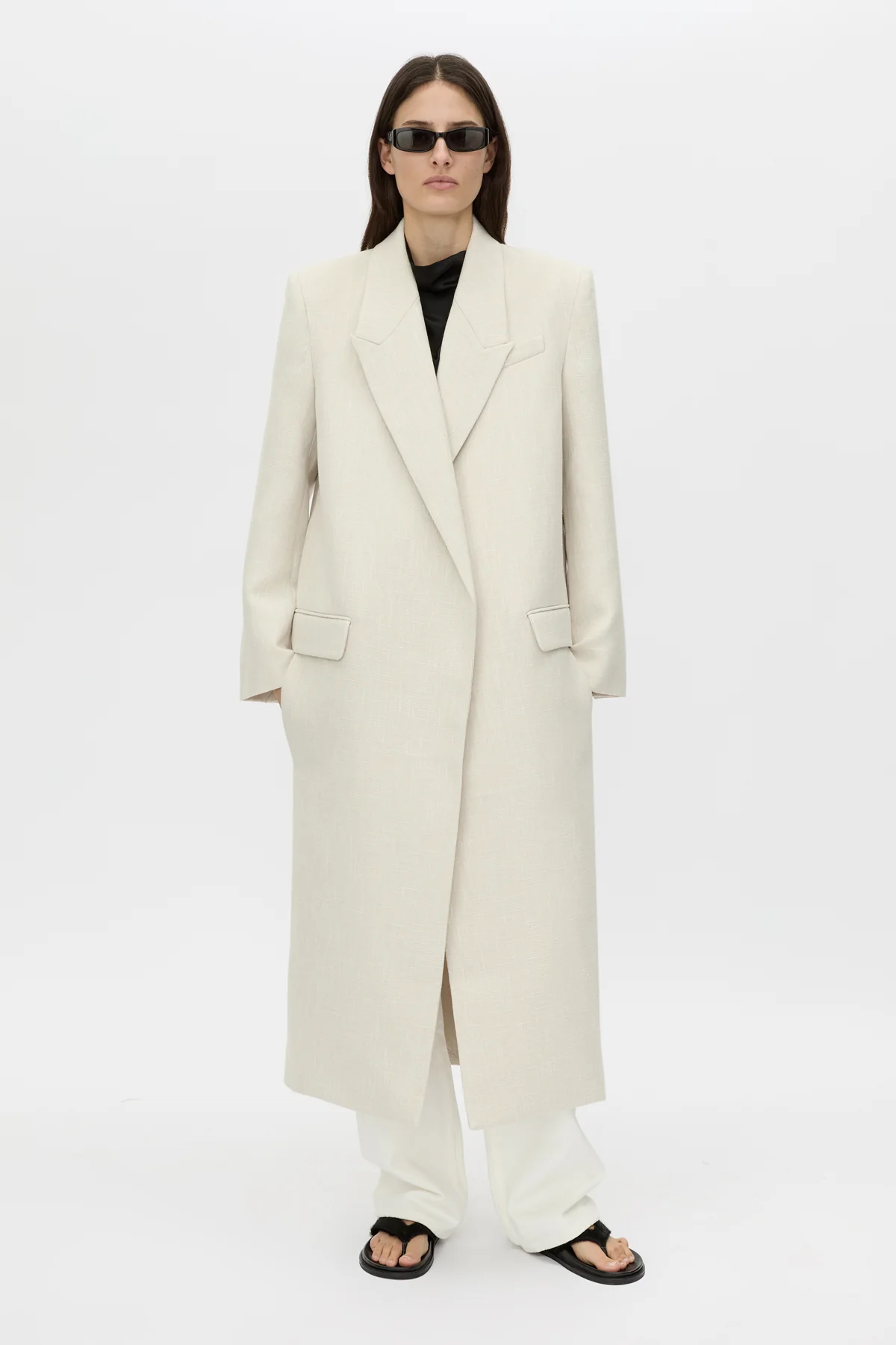 Camilla & Marc corbett cream tailored coat