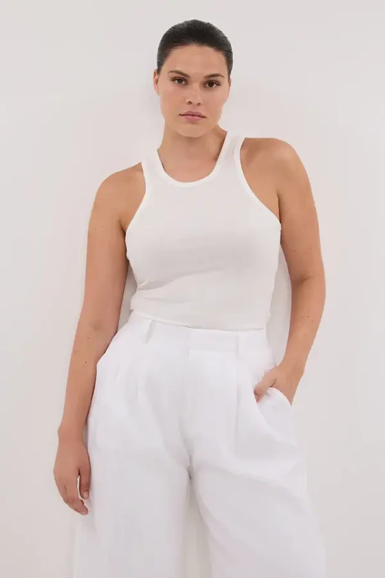 DISSH white singlet