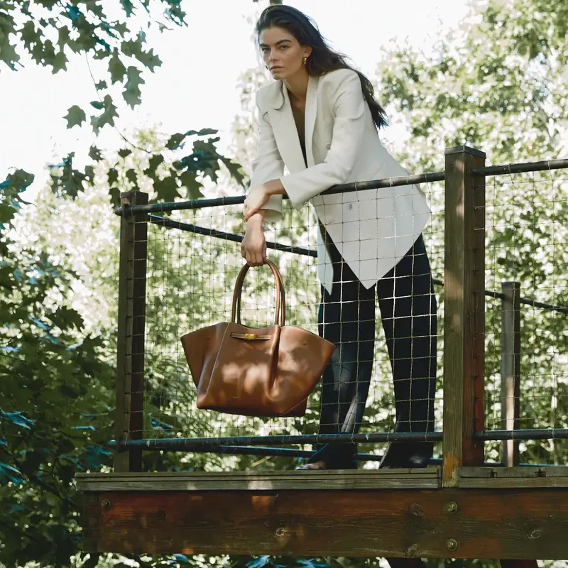 DeMellier the new york tan bag