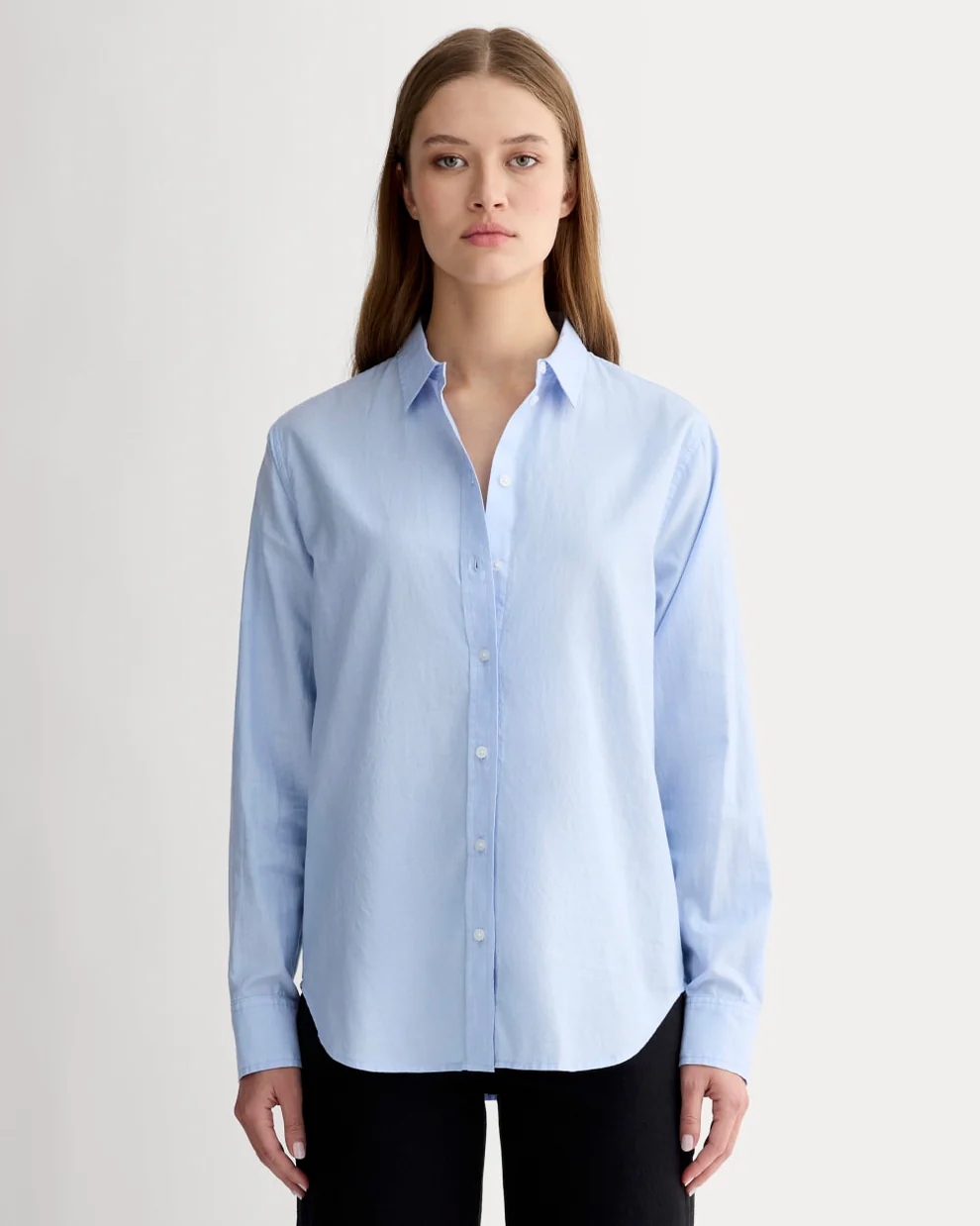 Everlane blue shirt
