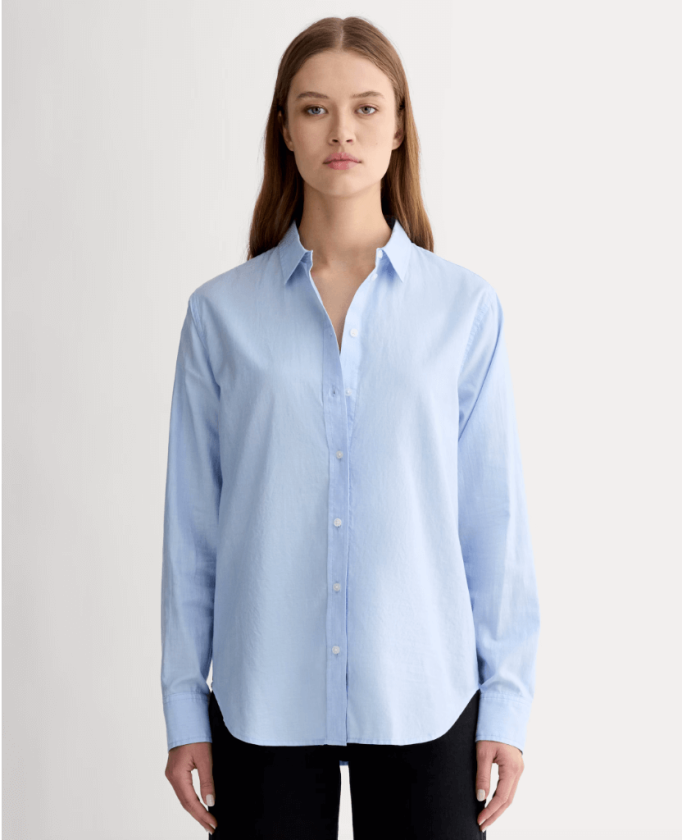 Everlane blue shirt