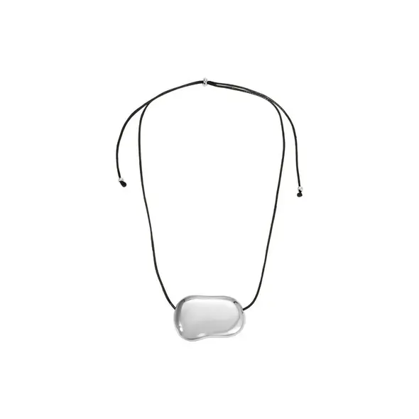 Heaven Mayhem cord silver necklace