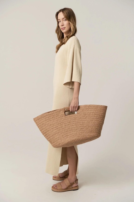 Helen Kaminski raffia bag