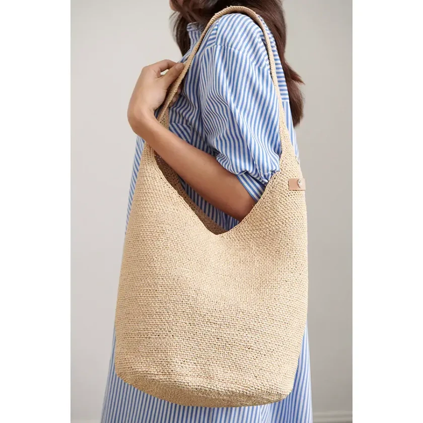 Helen Kaminski raffia tote bag