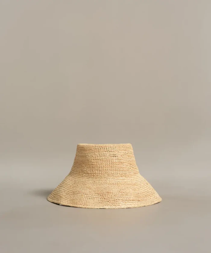 Jenni Kayne crochet raffia hat