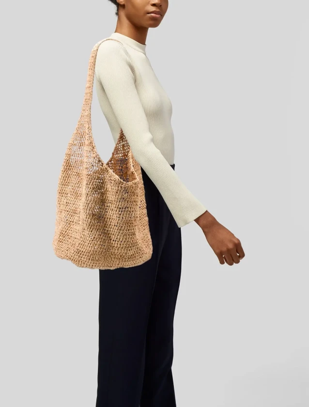 Helen Kaminski raffia bag