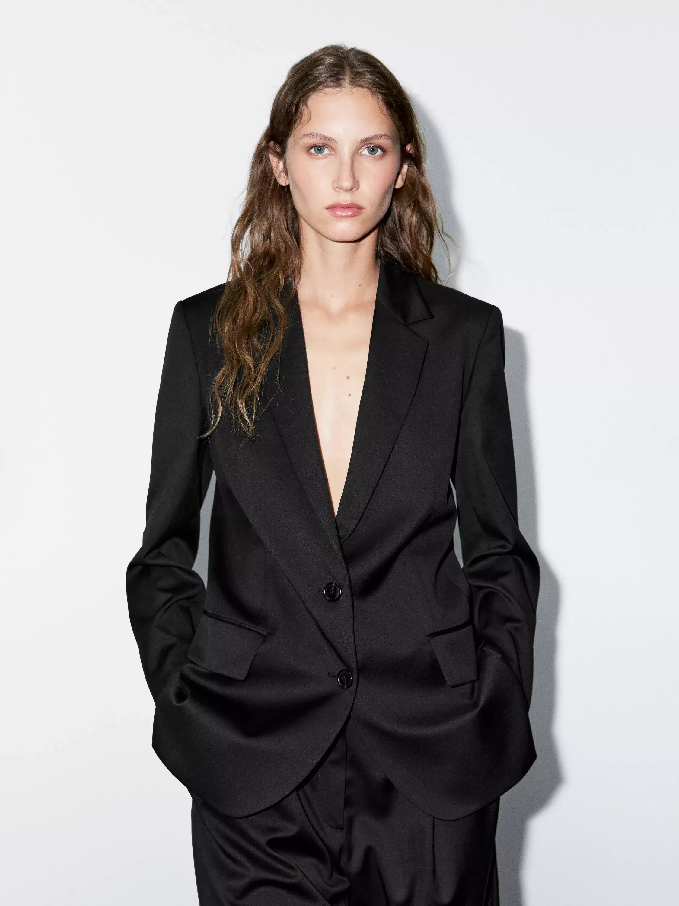 Massimo Dutti black blazer