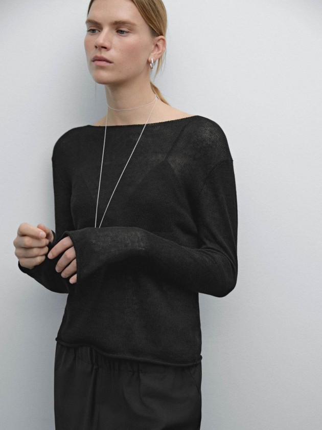 Massimo Dutti black jumper